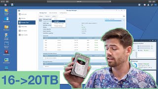 Expand Drive Pool on Synology NAS By Adding Additional Drive  4K TUTORIAL [upl. by Latreese]