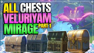 ALL 177 Chest Locations in Veluriyam Mirage  Part 1  In Depth Follow Along 【Genshin Impact 38】 [upl. by Lehcer]