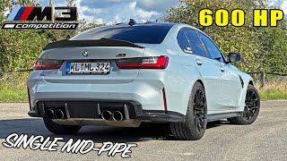 600HP BMW M3 xDrive G80 REVIEW on Autobahn NO SPEED LIMIT [upl. by Ahsa798]