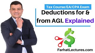 Deductions for AGI and Deductions from AGI Standard Deductions Explained [upl. by Emmy]