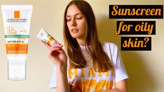 La Roche Posay Anthelios xl Antishine TINTED SPF50 review Sunscreen for oily skin [upl. by Corson]