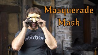 How to Make a Metal Masquerade Mask  Beginner Repousse Techniques [upl. by Eiramac]