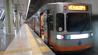 İstanbul Metrosunda Kirazlı  Yenikapı Arasında Seyahat [upl. by Horten]