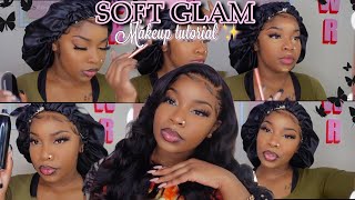 Soft Glam Everday makeup tutorial  Brown skin  Tymarrahgi💕 [upl. by Erkan580]