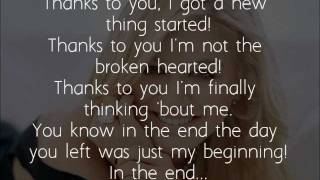 Kelly Clarkson  Stronger Lyrics HQ  HD [upl. by Ailaroc393]