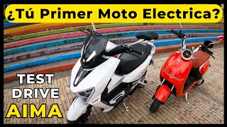 Descubre cómo elegir TU PRIMERA Moto Eléctrica 👍🏻 Experimenta la Emoción con un Test Drive AIMA [upl. by Alvar734]