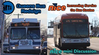 Queens Bus Network Redesign amp Changes To The Routes  NICE Bus [upl. by Merrilee]