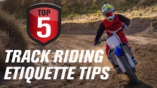 Top 5 Motocross Track Riding Etiquette Tips [upl. by Peih382]