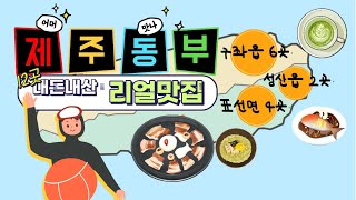 제주동부 찐맛집 12곳ㅣ가성비 좋은 제주 맛집 l 내돈내산ㅣTop12 Jeju Island food Recommendations1탄 [upl. by Asel]