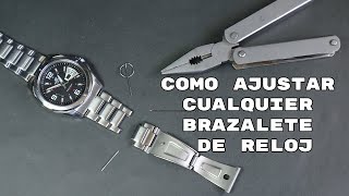 Como Ajustar Cualquier Brazalete de RELOJ  Fácil y Rápido [upl. by Jules]