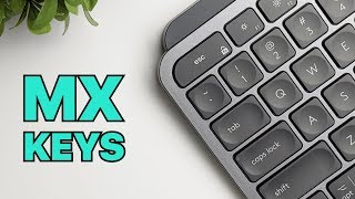 Logitech MX Keys Keyboard Review [upl. by Eyk]