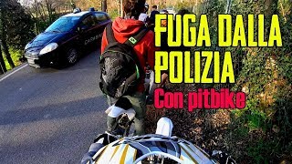 FUGA DALLA POLIZIA ESCAPE FROM POLICE ITA w Pit Bike [upl. by Oimetra]