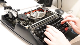 ASMRタイプライターの音 Typewriter sounds [upl. by Rohn]