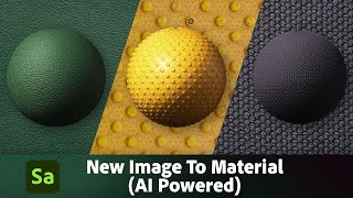 Create PBR Materials From a Single Image in Substance 3D Sampler  Adobe Substance 3D [upl. by Nayrbo202]