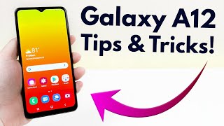 Samsung Galaxy A12  Tips and Tricks Hidden Features [upl. by Lemhar]