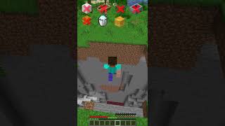 Dimension Fall vs Saving Blocks meme minecraft shorts [upl. by Reuben724]