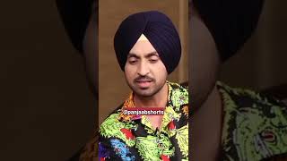 Diljit Bhaji shares story when he reach Canada😀 Shorts Diljit Dosanjh Punjabi shorts trending [upl. by Yreme]