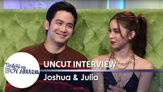 TWBA Uncut Interview Joshua Garcia amp Julia Barretto [upl. by Gilbertina]