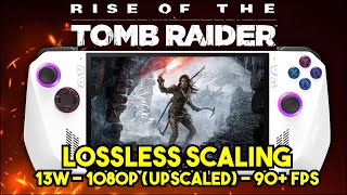 Rise of Tomb Raider  ROG Ally Z1 Extreme  Lossless Scaling [upl. by Carlin]