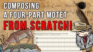 Composing a fourpart motet from scratch [upl. by Nodnarb660]