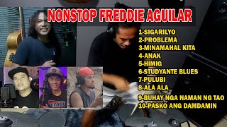 NONSTOP FREDDIE AGUILAR DRUM COVER REY MUSIC COLLECTION [upl. by Gareth]