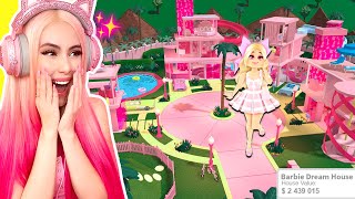 BUILDING BARBIE LAND In BLOXBURG Roblox [upl. by Khanna]