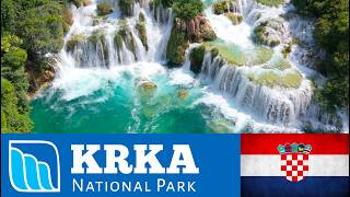 Krka National Park Waterfall Skradinski Buk — Croatia Beautiful Places [upl. by Nairdna]