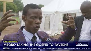 Mboro taking the gospel to taverns and reach out to men [upl. by Ennayhc]