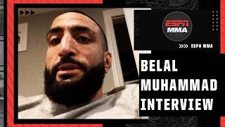 Belal Muhammad Interview Fighting Vicente Luque breaking down Burns vs Chimaev  ESPN MMA [upl. by Jannery687]