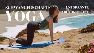 Entspannte Abendroutine während der Schwangerschaft  SchwangerschaftsYoga für alle Trimester [upl. by Seldan]