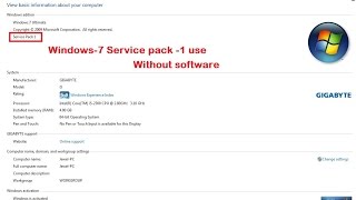 How to Install Service Pack 1 Windows 7 easy way 100  working Manas Tech [upl. by Ekle]