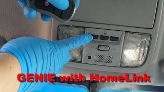 How to reset and progam Honda Acura HomeLink to GENIE garage door opener the easy way [upl. by Leela]