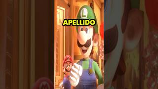 🍄 ¡¿El APELLIDO de MARIO y LUIGI 🤯 shorts [upl. by Odilia]