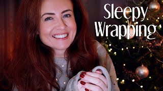 🎁Quietly Wrapping Gifts by the Fireplace 🎁ASMR [upl. by Christalle175]