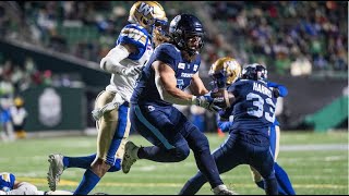 CFL Grey Cup 109 Recap Toronto vs Winnipeg [upl. by Nojid]