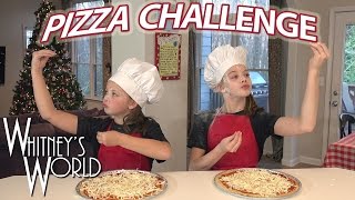 Pizza Challenge  Whitney and Blakely [upl. by Hales]