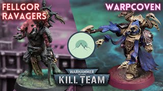 Fellgor Ravagers vs Warpcoven Kill Team Battle Report [upl. by Emily]