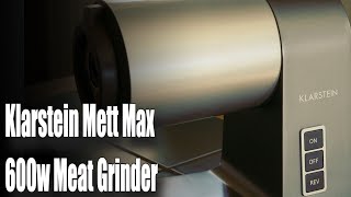 Klarstein Mett Max 600w Meat Grinder [upl. by Priestley170]