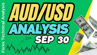 AUD USD Technical Analysis for September 30 2024 [upl. by Ettenajna]