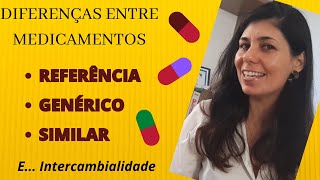 Intercambialidade e Diferenças entre Medicamentos Referência Genérico e Similar [upl. by Ijan]