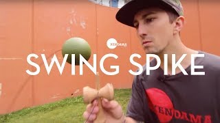 Kendama USA  Trick Tutorial  Intermediate  Swing Spike [upl. by Aleemaj498]