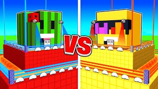 SUNNY vs MELON Most Secure Base In Minecraft [upl. by Nadean]