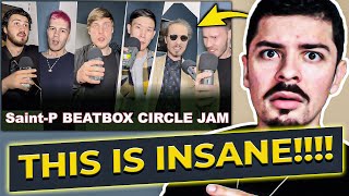 COLAPS REACTS  V1  BEATBOX CIRCLE JAM  SaintP [upl. by Navonoj]