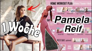 Ich habe 1 Woche den PAMELA REIF Workout Plan gemacht  so gut ist er WIRKLICH [upl. by Eloc]