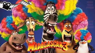 MADAGASCAR 3 PELICULA COMPLETA EN ESPAÑOL FUGITIVOS POR EUROPA EL VIDEOJUEGO Story Game Movies [upl. by Ylrebmic]