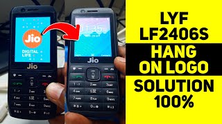 How to Fix Hang on Logo in LYF LF2406 [upl. by Adnohryt]