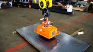 Eriez SafeHold APL Automatic Permanet Crane Magnet Demo [upl. by Delorenzo]