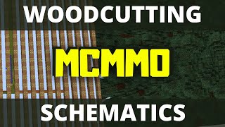 WOODCUTTING MCMMO  GRINDER SCEMATICA  COMPLETE GUIDE  HOW TO LEVEL UP WOOD CUTTING MCMMO XP [upl. by Seward]