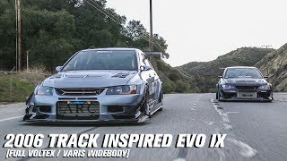 TRACK INSPIRED VOLTEX  VARIS WIDEBODY EVO 9 why the cops stopped us [upl. by Luther]