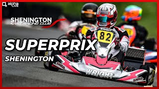 SuperPrix  LIVE  Shenington Kart Circuit [upl. by Eilrak]